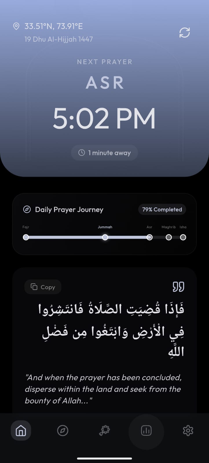Precision Prayer Dashboard